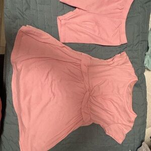 Colette Lilly Pink Ribbed Top